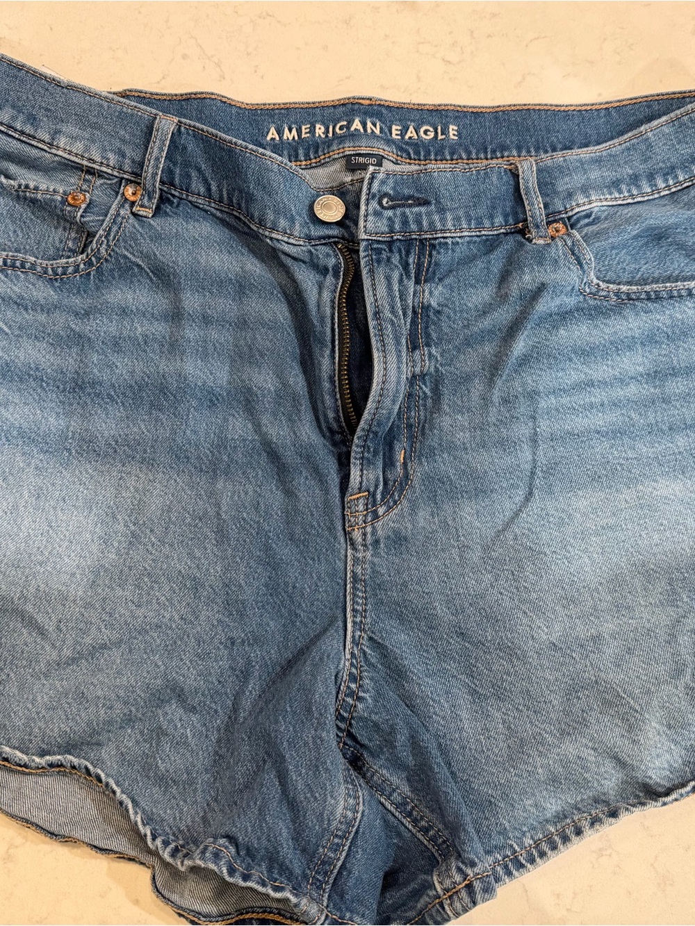 American Eagle Outfitters Women’s Blue Denim Shorts - Size 14